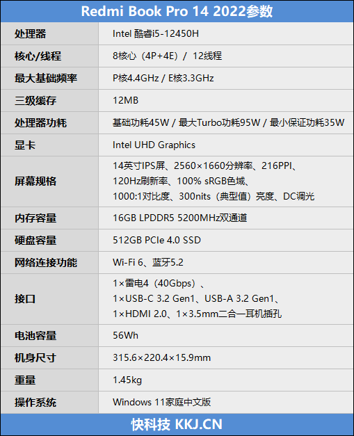 最新笔记本评测：小米Redmi Book Pro 14 2022款评测，权威笔记本评测网站,www.dnpcw.com