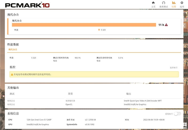 惠普战66酷睿i5-1240P和锐龙7 5825U对比评测，笔记本评测网（bjbpc.com）