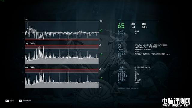 七彩虹将星X15-AT2022款笔记本(i7 13620H+RTX4060)评测，笔记本评测网（bjbpc.com）