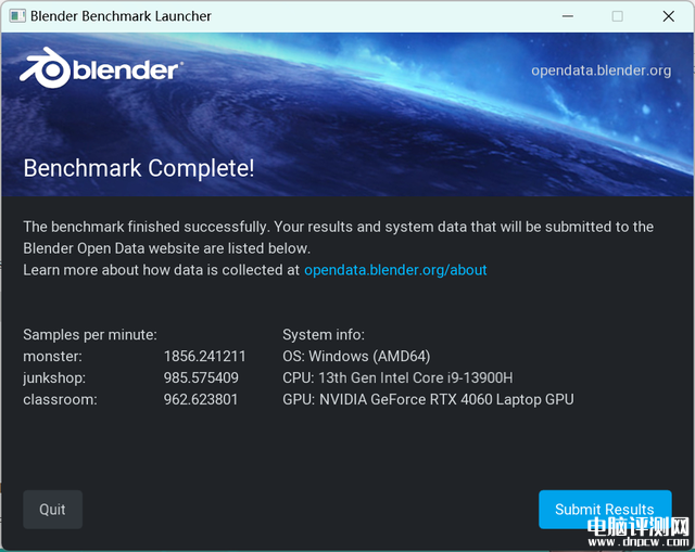 华硕天选4笔记本(i9 13900H+RTX4060)评测，笔记本评测网（bjbpc.com）