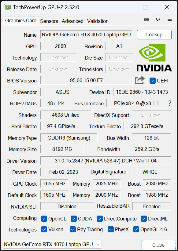 华硕ROG幻16经典版笔记本(i9-13900H+RTX4070)评测，笔记本评测网（bjbpc.com）