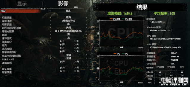 华硕ROG幻16经典版笔记本(i9-13900H+RTX4070)评测，笔记本评测网（bjbpc.com）