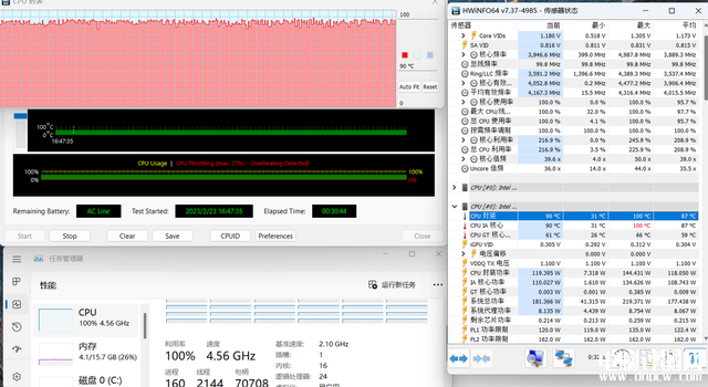 七彩虹将星X15 AT 2023款笔记本（i7 13700HX+RTX4050）评测，笔记本评测网（bjbpc.com）
