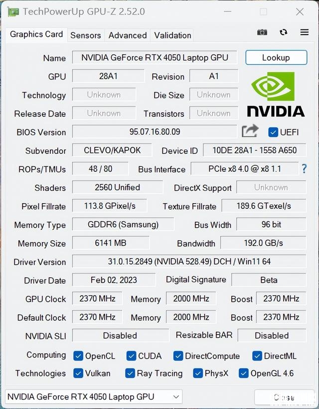 七彩虹将星X15 AT 2023款笔记本（i7 13700HX+RTX4050）评测，笔记本评测网（bjbpc.com）