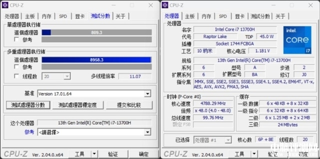 七彩虹将星X16 Pro笔记本（i7 13700H+RTX4060）评测，笔记本评测网（bjbpc.com）