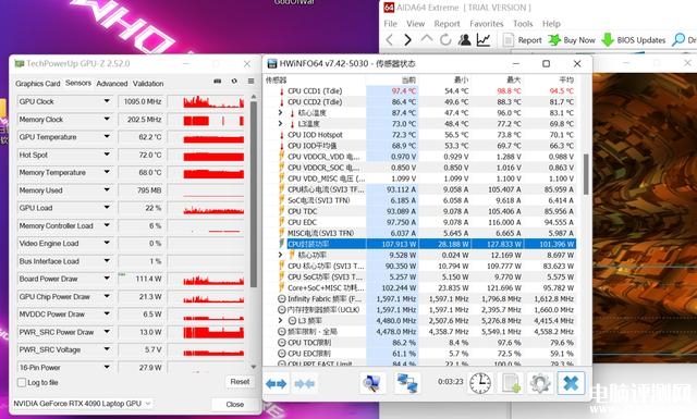 ROG魔霸7 PLUS超能版笔记本（R9 7945HX+RTX4090 )）评测，笔记本评测网（bjbpc.com）