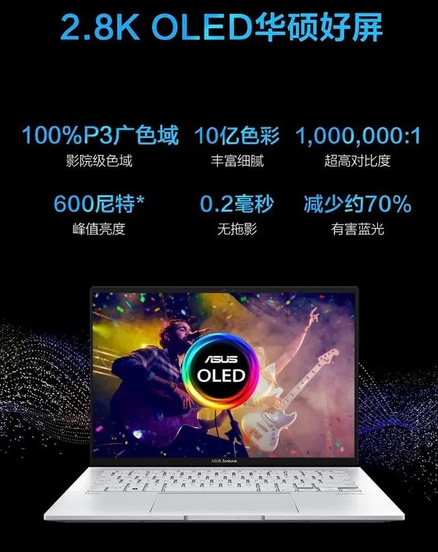 双十一大促华硕灵耀14 2023轻薄本直降600元 i7-1360P+1TB+2.8K OLED屏，笔记本评测网（bjbpc.com）