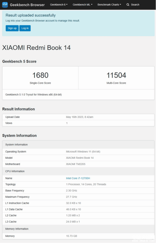 最新笔记本评测：小米Redmi Book 14笔记本生产力评测，权威笔记本评测网站,www.dnpcw.com