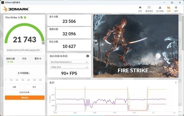 实测移动版RTX 4050显卡对比RTX 3060显卡游戏本的性能如何，笔记本评测网（bjbpc.com）