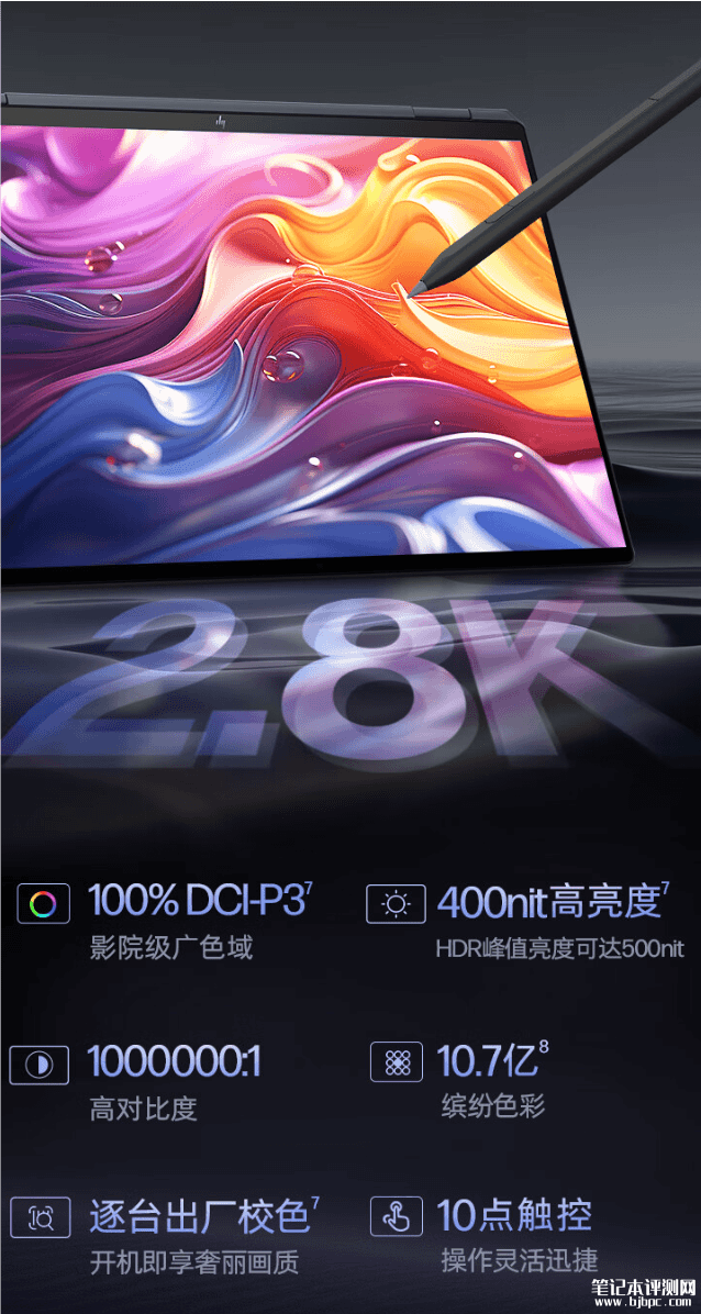 惠普2024款幽灵Spectre x360笔记本配置上新：可选14/16英寸、Ultra5/7售价9999元起，笔记本评测网（bjbpc.com）