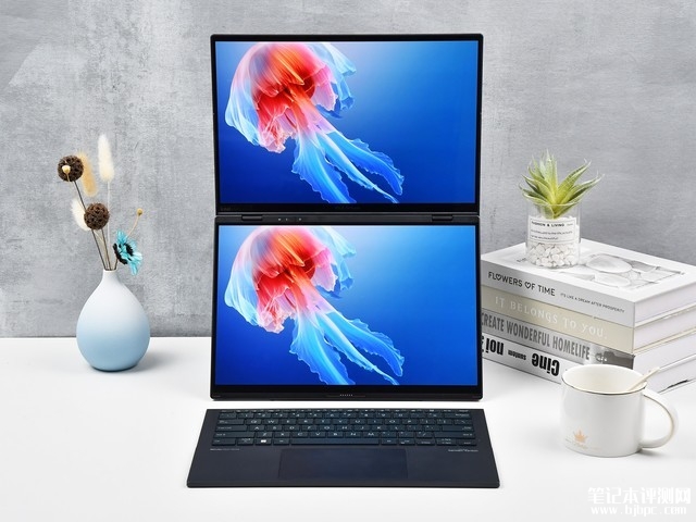 华硕灵耀14 双屏笔记本（酷睿Ultra9 185H）评测，笔记本评测网（bjbpc.com）
