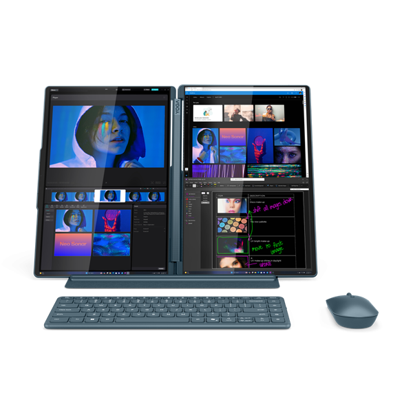 联想新款YOGA Book 9i笔记本发布 双14寸120Hz OLED屏幕 搭载酷睿Ultra7 255H处理器，笔记本评测网（bjbpc.com）