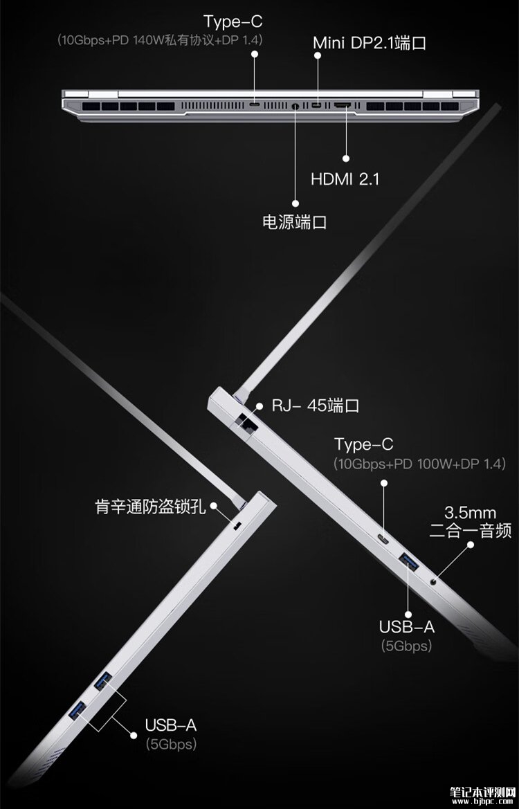 机械革命蛟龙 16 Pro笔记本新配置发布 搭载R9 9955HX+RTX5070Ti，笔记本评测网（bjbpc.com）