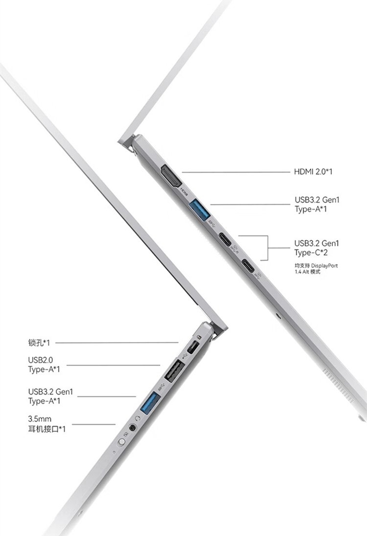 HKC惠科惊鸿14 AI上市 搭载Ultra5 125H处理器售价5099元，笔记本评测网（bjbpc.com）