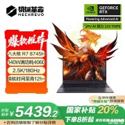 机械革命翼龙15Pro笔记本(R7-8745H RTX4060 16G 1T)评测
