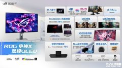华硕OLED显示器ROG绝神X7月18日开售 31.5英寸+4K 165Hz/FHD 330Hz双模切换 HDMI 2.1+DP 1.4全接口