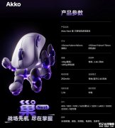 Akko巢Nest中小手人体工学三模电竞鼠标发布 49g轻量化人体工学+原相PAW3950传感器加持