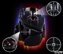 Mad Catz M.M.O. 7+鼠标开售 21键可编程设计重构MMO游戏操作体验