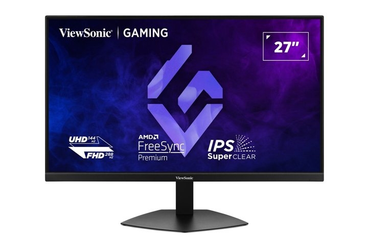 优派VX2730D-4K显示器发布 27英寸IPS LCD面板+4K 144Hz/1080P 288Hz双模,笔记本评测网(bjbpc.com)