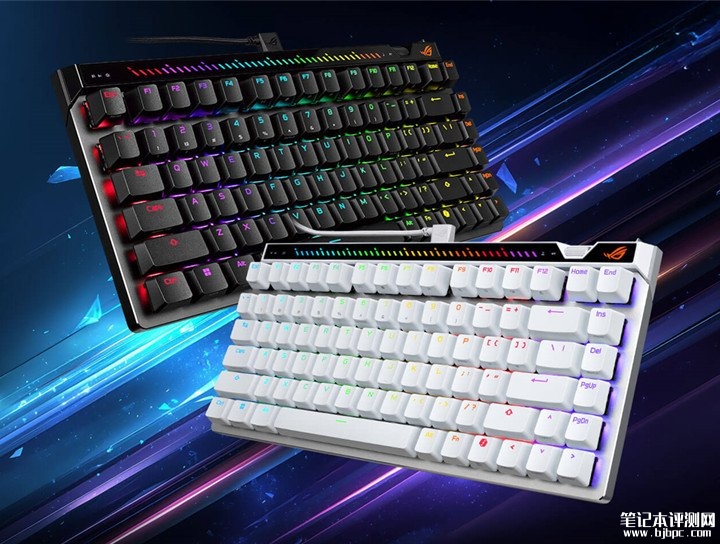 华硕ROG魔导士Ace 75 HE磁轴键盘发布 双轴体可选+热插拔设计，笔记本评测网（bjbpc.com）