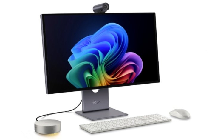 联想Yoga Mini i迷你主机发布 0.65L铝制圆柱机身+四屏同显+Core Ultra X7处理器,笔记本评测网(bjbpc.com)