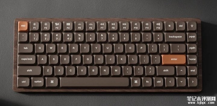 Keychron K3 Max全木版机械键盘海外发布 胡桃木外壳与低矮轴体价格119.99美元，笔记本评测网（bjbpc.com）