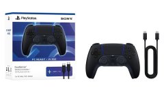 索尼“PC READY”版DualSense手柄3月5日日本发售 午夜黑配色+双C口数据线