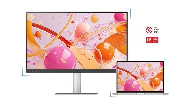 明基MA270S、MA320UG镜面显示器发布 通过Nano Gloss Panel技术实现Mac生态完美适配,笔记本评测网(bjbpc.com)