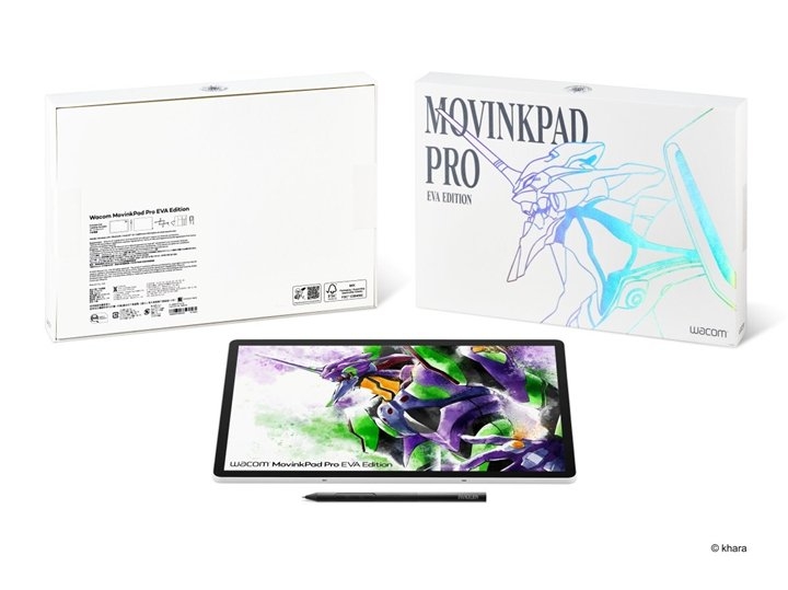 Wacom×EVA联名限量版MovinkPad Pro 14创意平板电脑发布 骁龙8s Gen 3处理器+120Hz OLED屏幕,笔记本评测网(bjbpc.com)