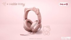 雷蛇玫瑰金北海巨妖萌猫版V2耳机发布 延续Hello Kitty蝴蝶结设计