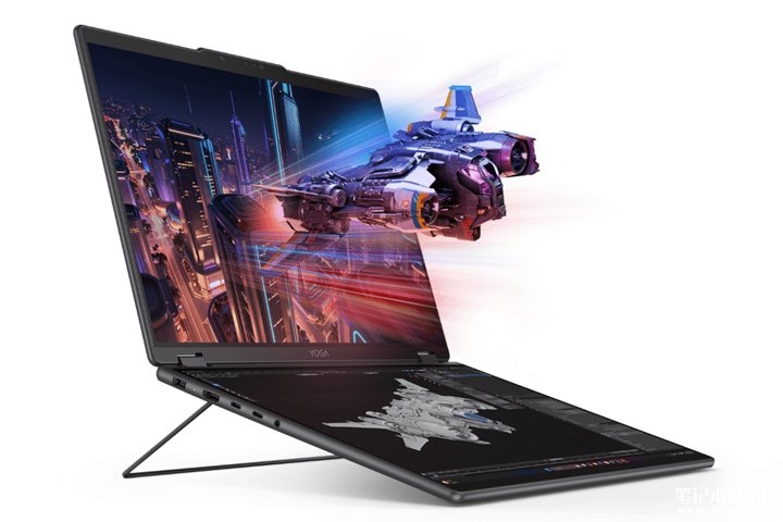 联想展示Yoga Book Pro 3D概念机 裸眼3D技术+手势操控,笔记本评测网(bjbpc.com)