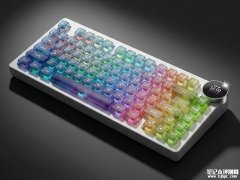 黑爵AK820 V2“智慧屏”机械键盘发布 旋钮版与智慧屏版双版本可选