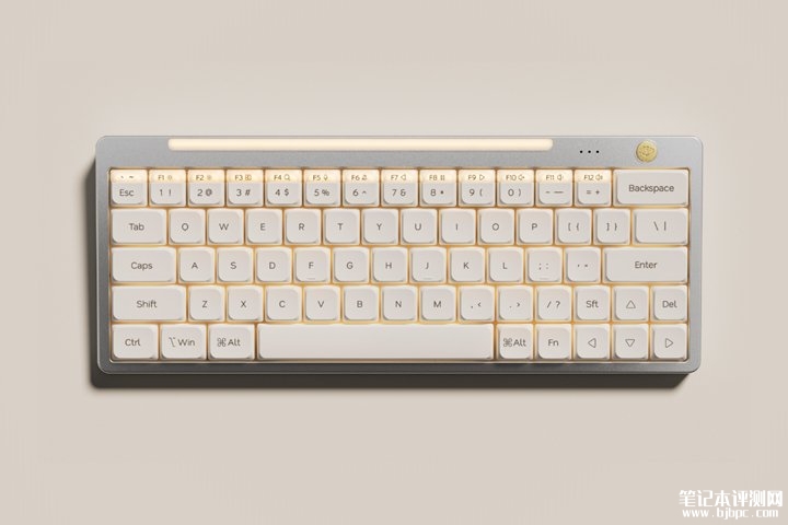 Nics Hesper64 (77)矮轴三模机械键盘发布 64键位执行77种输入指令,笔记本评测网(bjbpc.com)