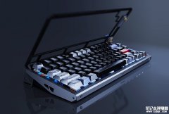 达尔优Ultra 75三模磁轴键盘发布 星轨铰链翻盖快拆结构