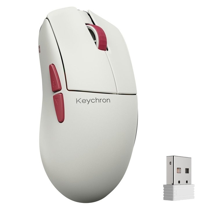 Keychron G4鼠标发布 灰白配色+8kHz回报率+原相PAW3950传感器,笔记本评测网(bjbpc.com)