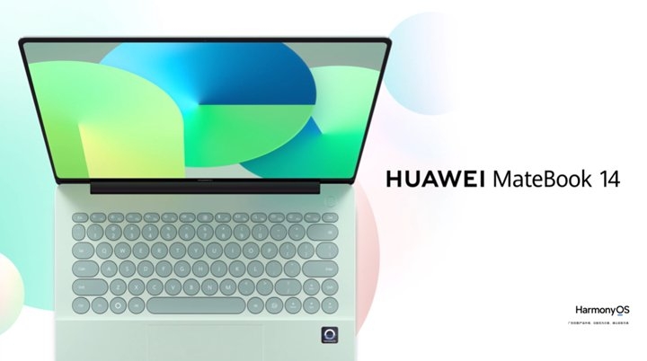 华为MateBook 14鸿蒙版笔记本发布 圆形键盘+云晰柔光屏创新设计,笔记本评测网(bjbpc.com)