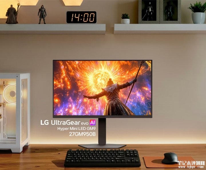 LG 27GM950B显示器发布 27英寸Mini LED面板+5K 180Hz/2K 330Hz双模,笔记本评测网(bjbpc.com)