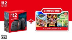 任天堂Switch 2任选游戏套装发布 主机加游戏三选一