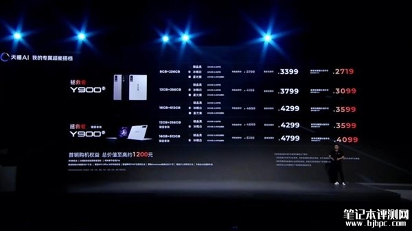 联想Y900系列平板发布 提供 11英寸2699元起/13英寸3399元起+内置天禧AI+PC级剪映专业版，笔记本评测网（bjbpc.com）