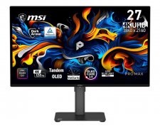 微星PRO MAX 271UPX12G显示器上架销售 26.5英寸三星四代QD-OLED面板+UHD 120Hz
