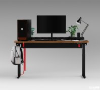 Herman Miller Gaming推出首款电竞桌Coyl 坐立两用旋钮高度调节内置挂钩