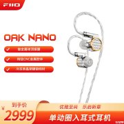 飞傲雪漫天OAK NANO耳机上架销售 纯钛CNC腔体+13.8mm外磁动圈价格2999元