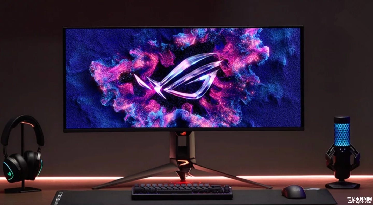 华硕ROG Swift PG34WCDN显示器2026款上架销售:34英寸曲面屏+1440P 360Hz,笔记本评测网(bjbpc.com)