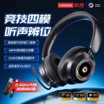 联想极光GH15头戴式耳机上架销售：可折叠人体工程学+360度插拔麦价格249元