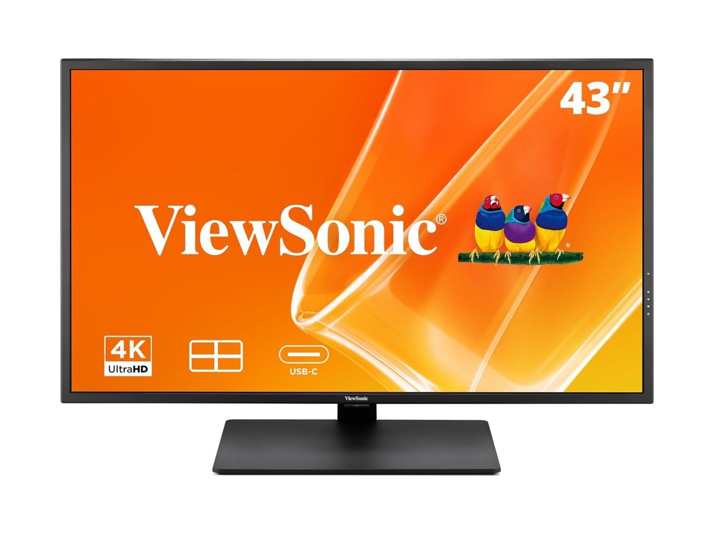优派VX4381U-4K显示器发布:43英寸超大屏支持UHD分辨率,笔记本评测网(bjbpc.com)