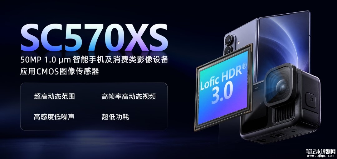 思特威SC570XS CMOS传感器发布:搭载Lofic HDR3.0支持双模式相位对焦,笔记本评测网(bjbpc.com)