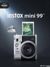 富士instax mini 99经典银配色发布：6种色彩效果双重曝光相机