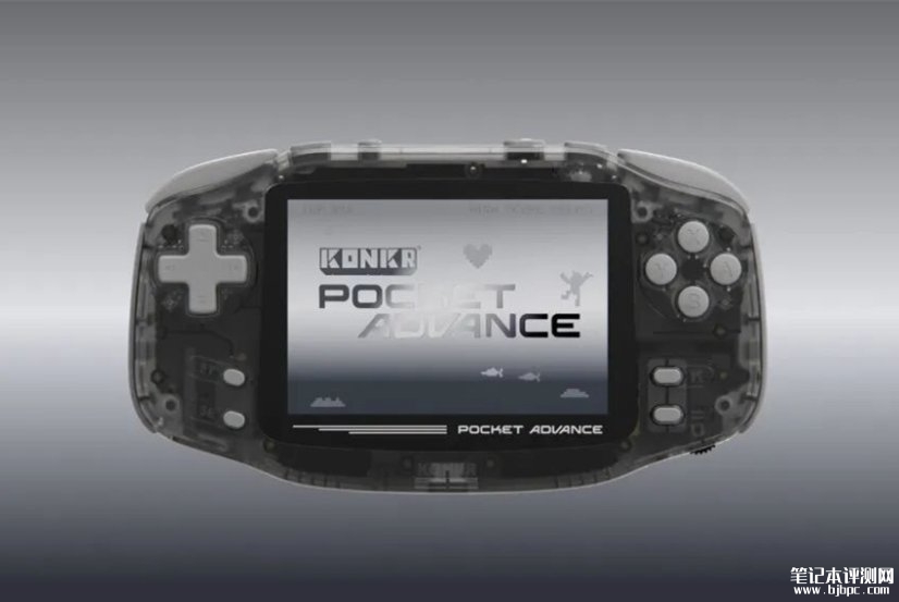 AYANEO攻氪KONKR Pocket Advance冰透黑限定版掌机发布:全球首款AI掌机复古设计融合现代科技,笔记本评测网(bjbpc.com)