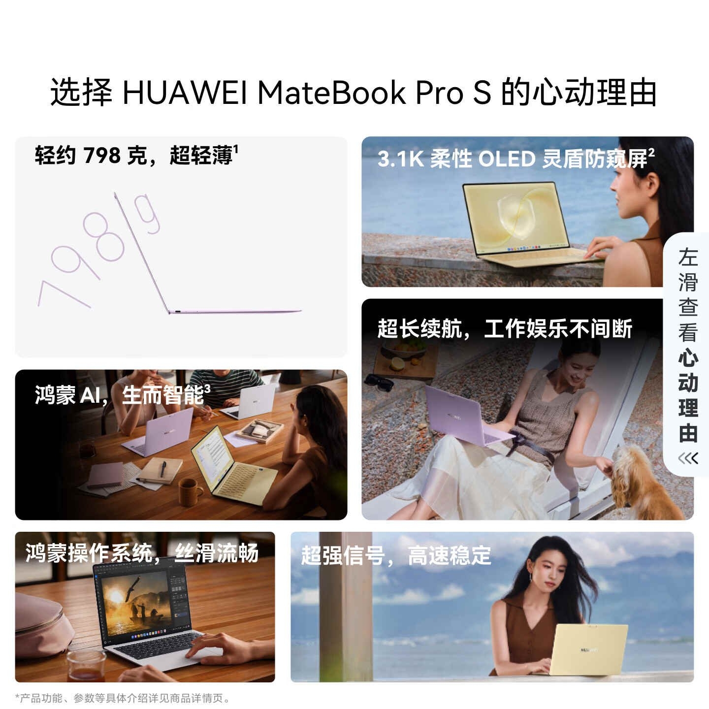 华为MateBook Pro S笔记本开售:798g全球最轻14英寸全金属本搭载麒麟XE90处理器价格7999元起,笔记本评测网(bjbpc.com)