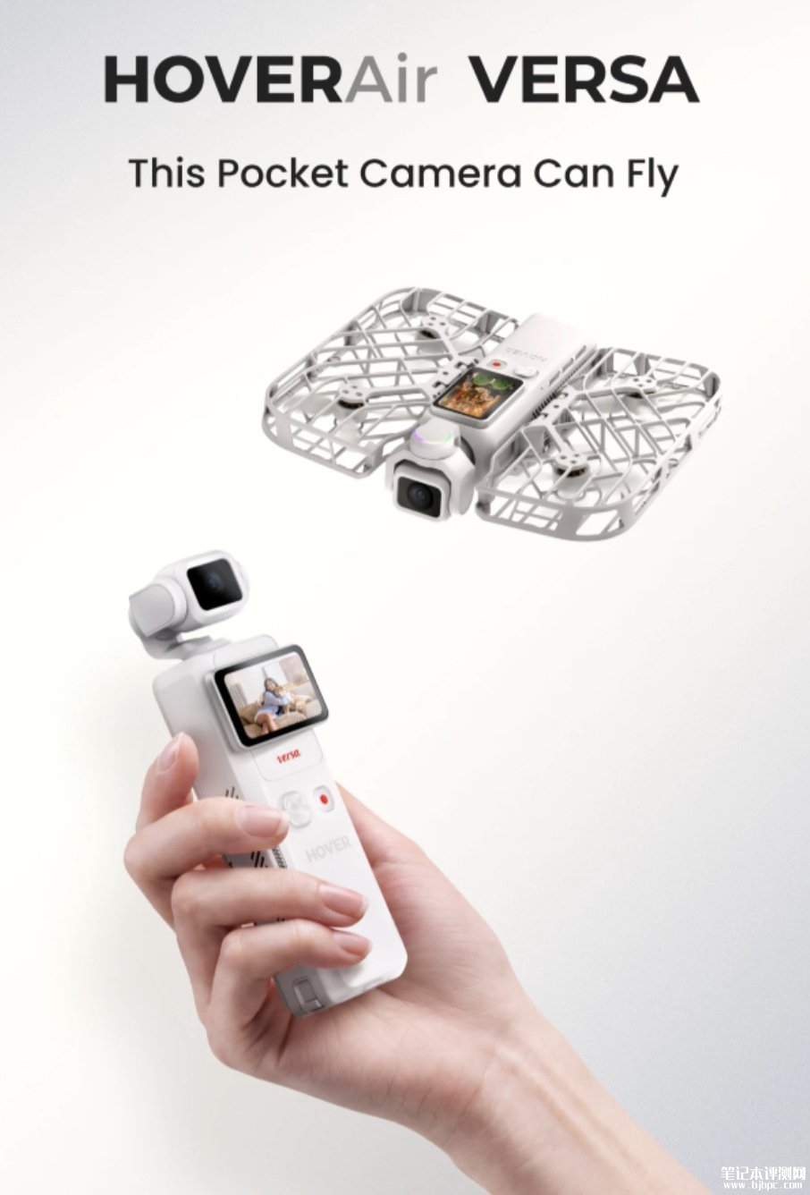 零零科技HOVERAir VERSA无人机发布:230g重量4K60FPS拍摄5级抗风,笔记本评测网(bjbpc.com)